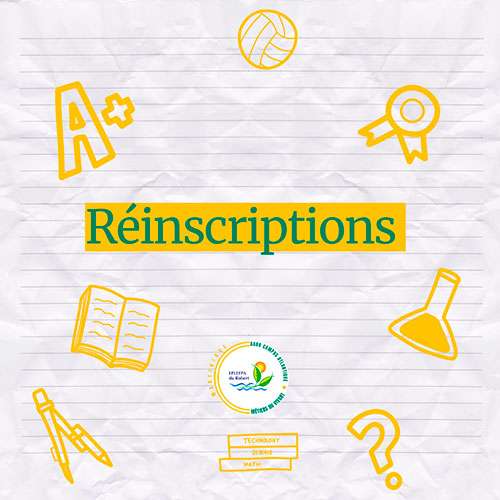Ré-inscription rentrée 2025 LPA Le Robert